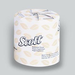 SCOTT BATHROOM TISSUE WHITE 1 PLY