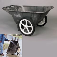 BIG WHEEL CART GRAY 7.5 CU.FT.