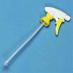 CHEMICAL RESISTANT SPRAYER 8 INCH TUBE YELLOW WHITE
