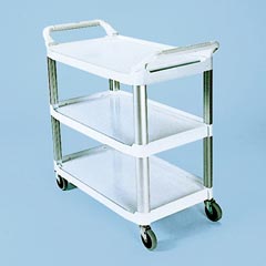 UTILITY CART X TRA BLACK 3 SHLF