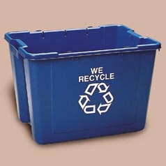 BOX RECYCLING BLUE