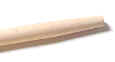 Broom handle 72 inches x 1.125 diameter tapered end grade number 1 hardwood