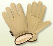 Cowhide gloves Thinsulate lined insulation premium leather. Small to extra large