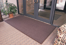 Olefin on Vinyl floor mat with flat border 3 feet x 6 feet