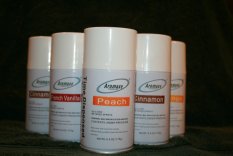PEACH METERED AIR FRESHENER 12 PER CASE 30 DAY REFILL PER CAN