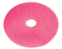 FLOOR PADS   PINK AUTO SCRUBBING AND BUFFING MACHINE FLOOR PADS 5 PER CASE