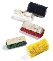 Sparta Spectrum 10 inch Hi Lo scrub brush   deck or floor brush color coded